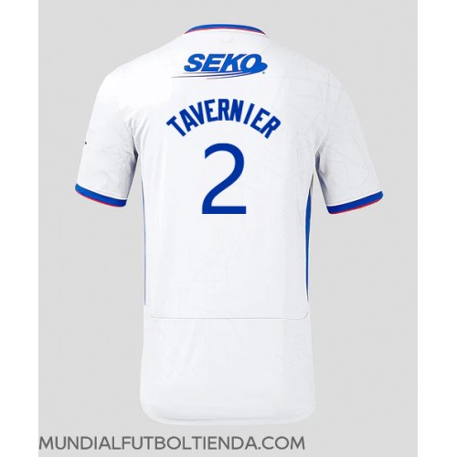Camiseta Rangers James Tavernier #2 Segunda Equipación Replica 2024-25 mangas cortas